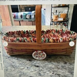 Longaberger 1995 Tulip Basket Set